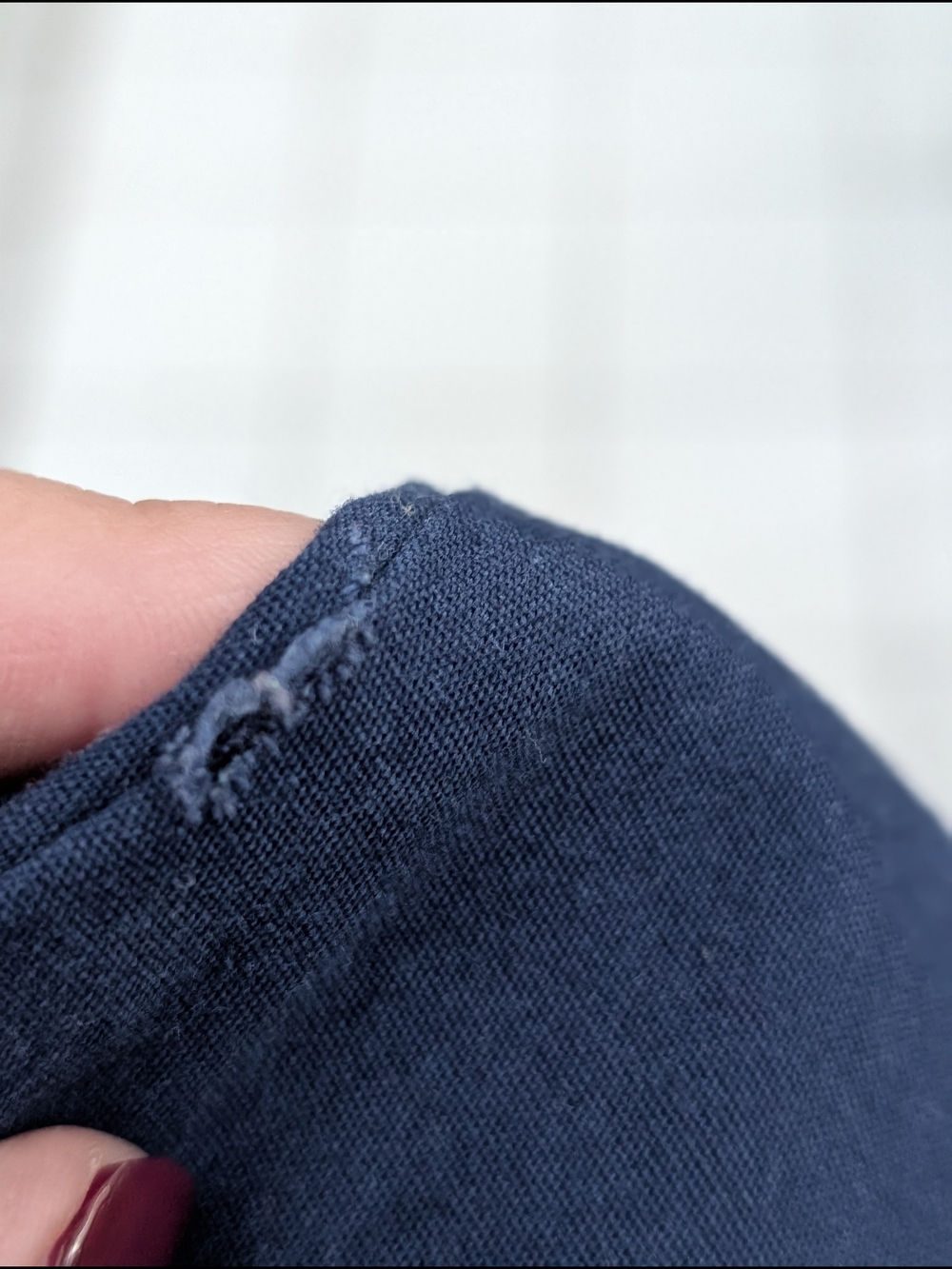 Navy Drawstring Scrub Pants - Picture 5 of 5